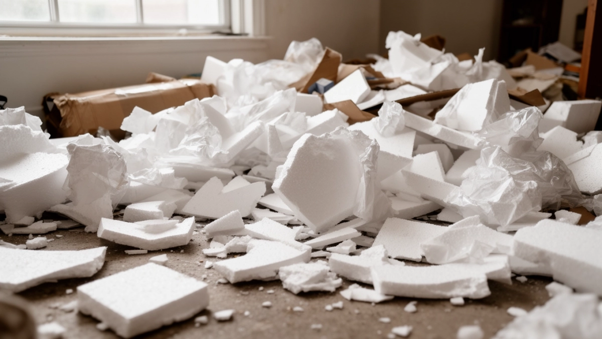 Gdzie wyrzucić styropian po meblach