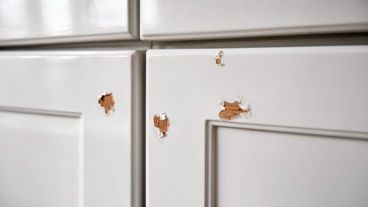 Jak zamaskować odpryski na meblach lakierowanych
