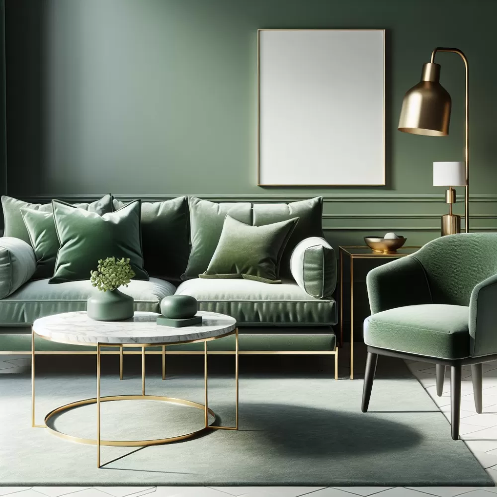 jakie meble do butelkowej zieleni