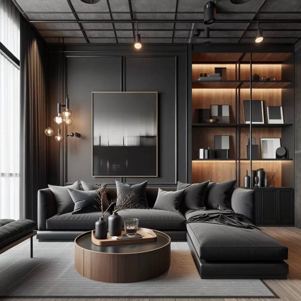 jakie meble do ciemnych paneli