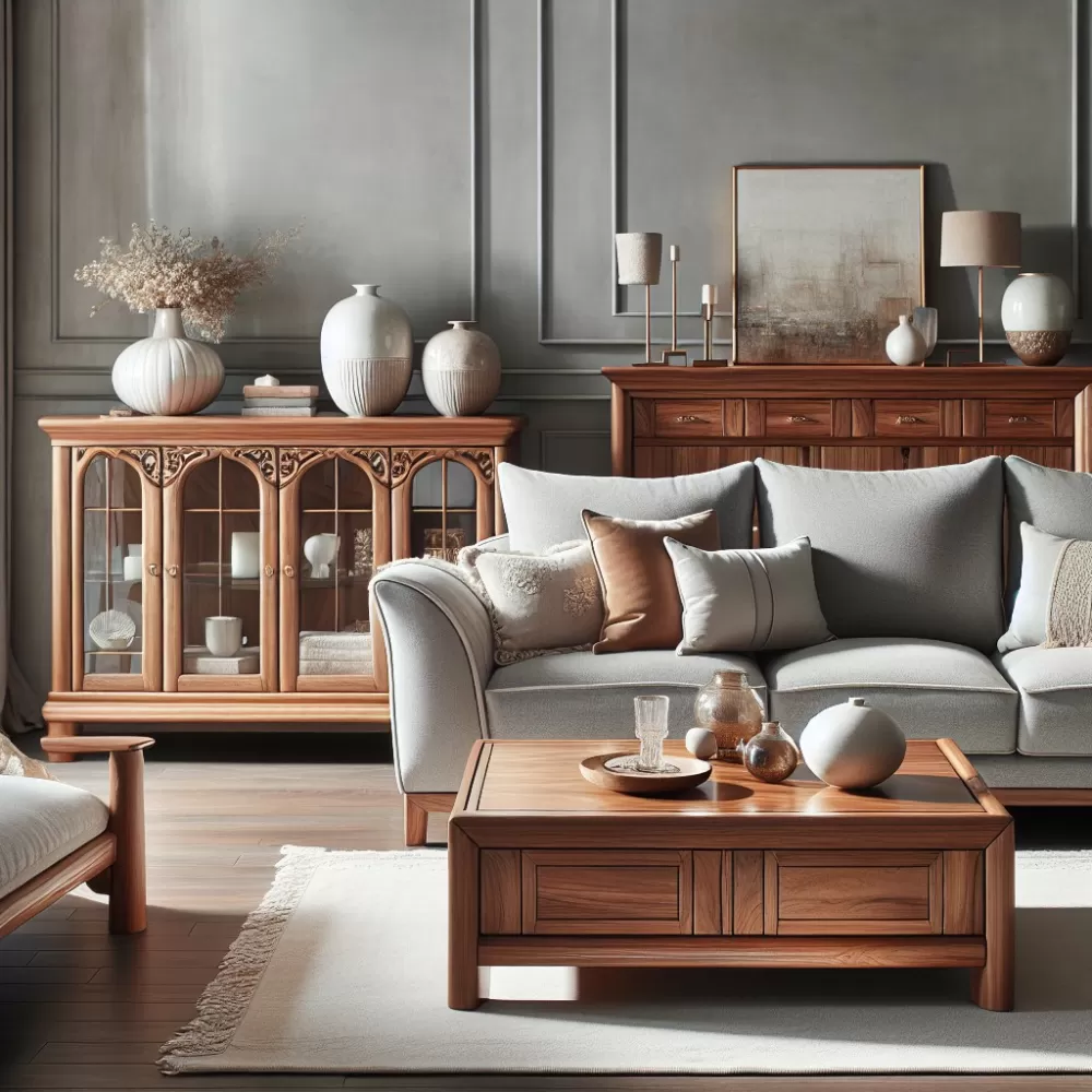 jakie meble do szarej kanapy