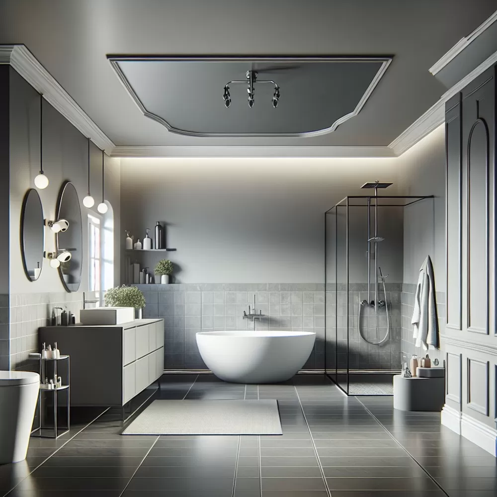 jakie meble do szarej łazienki