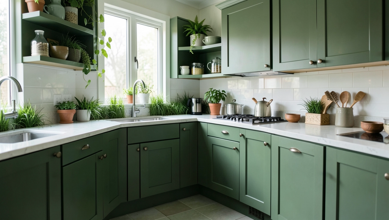 Relaksujące właściwości zielonych mebli