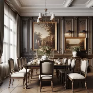 jakie meble do boazerii