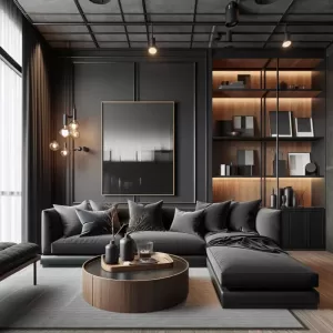 jakie meble do ciemnych paneli