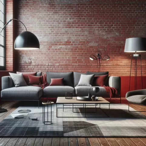 jakie meble do czerwonej cegły