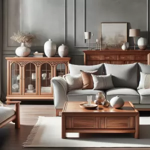 jakie meble do szarej kanapy