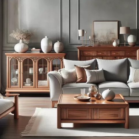 jakie meble do szarej kanapy