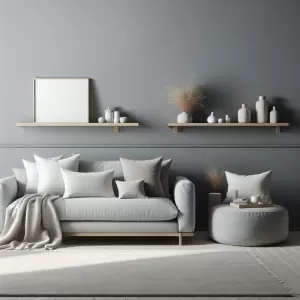 jakie meble do szarych ścian