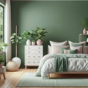 jakie meble do zielonych ścian