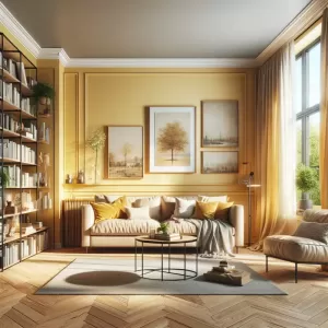 jakie meble do żółtych ścian