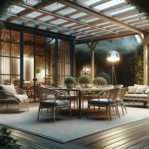 jakie meble na taras bez zadaszenia