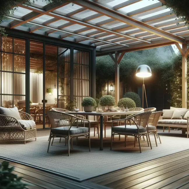 jakie meble na taras bez zadaszenia