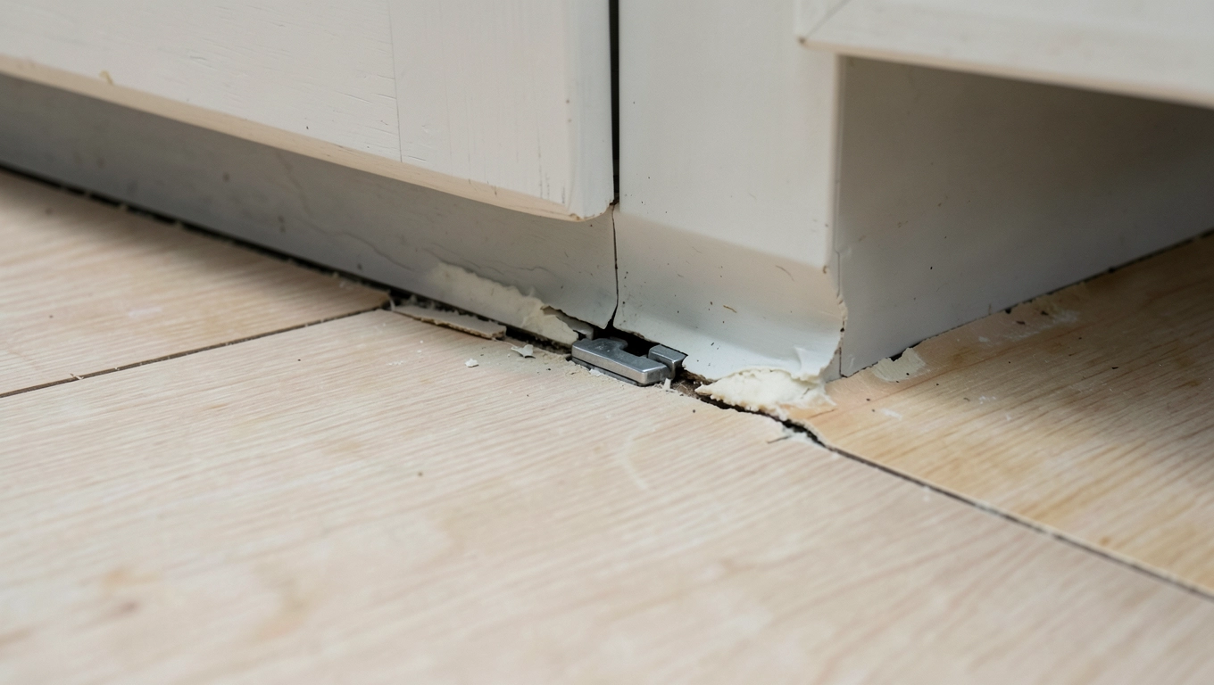 Skutki zabudowy kuchennej bezpośrednio na panelach laminowanych